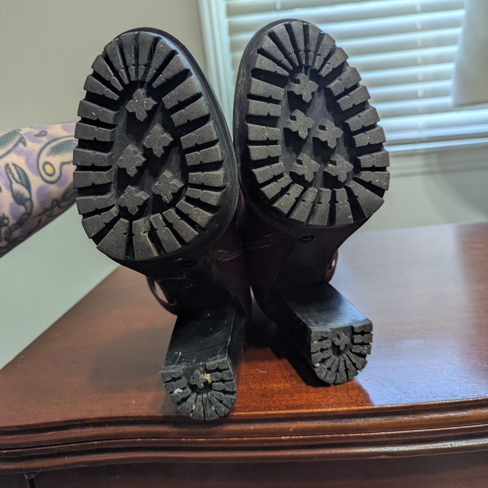 Vince Camuto Platform Combat Boots - Picture 7 of 9
